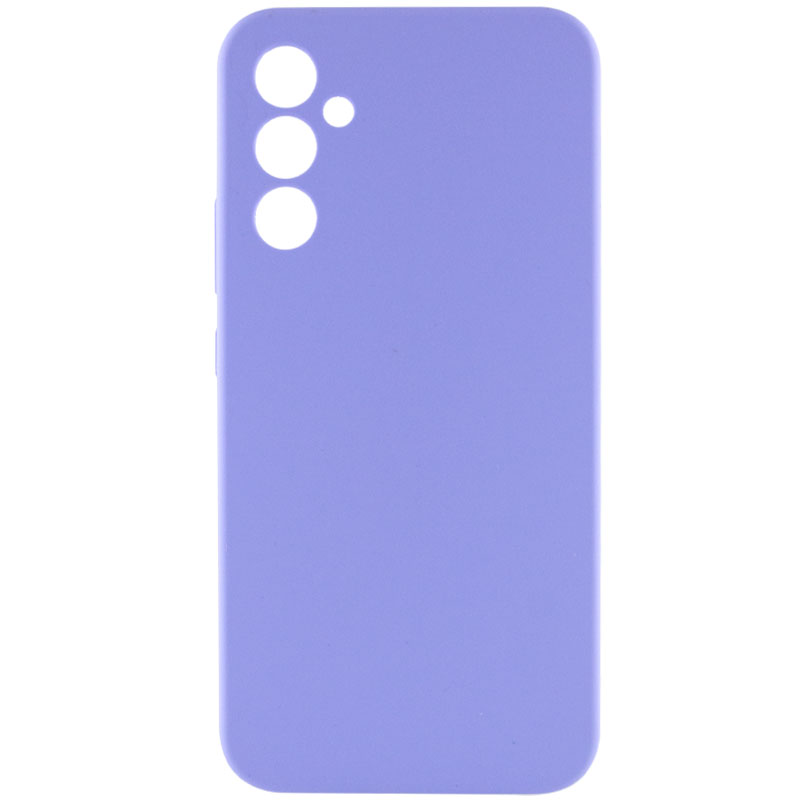 Чехол Silicone Cover Lakshmi Full Camera (AAA) для Samsung Galaxy S24 FE (Сиреневый / Dasheen)