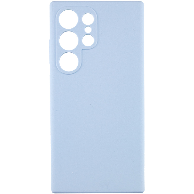 Чехол Silicone Cover Lakshmi Full Camera (AAA) для Samsung Galaxy S24 Ultra (Голубой / Sweet Blue)