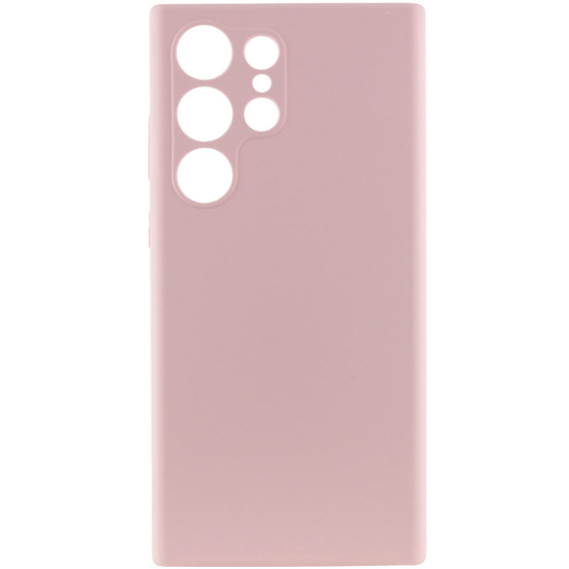 Чехол Silicone Cover Lakshmi Full Camera (AAA) для Samsung Galaxy S24 Ultra (Розовый / Pink Sand)