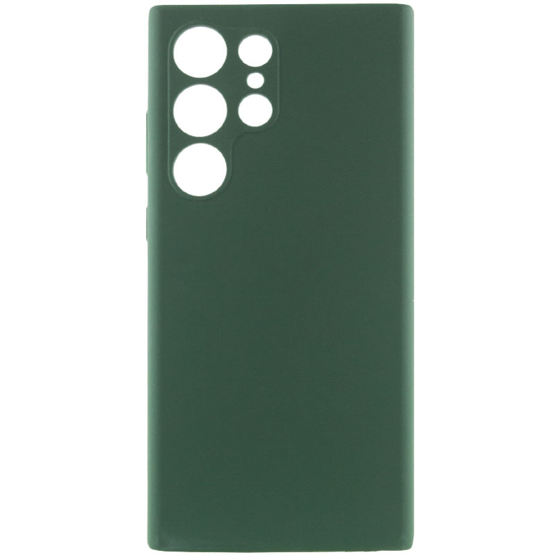 Чохол Silicone Cover Lakshmi Full Camera (AAA) для Samsung Galaxy S24 Ultra (Зелений / Cyprus Green)