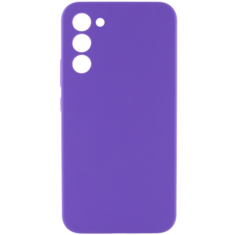 Чехол Silicone Cover Lakshmi Full Camera (AAA) для Samsung Galaxy S24+ (Фиолетовый / Amethyst)