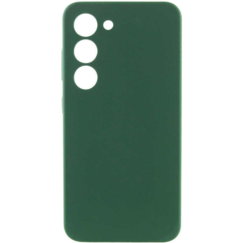 Чехол Silicone Cover Lakshmi Full Camera (AAA) для Samsung Galaxy S24+ (Зеленый / Cyprus Green)