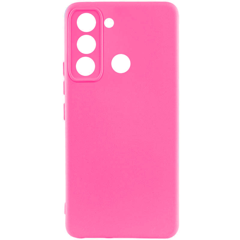 Чехол Silicone Cover Lakshmi Full Camera (AAA) для TECNO Pop 5 LTE (Розовый / Barbie pink)