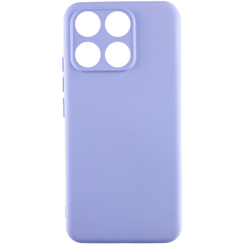 Чехол Silicone Cover Lakshmi Full Camera (AAA) для Xiaomi 14 (Сиреневый / Dasheen)