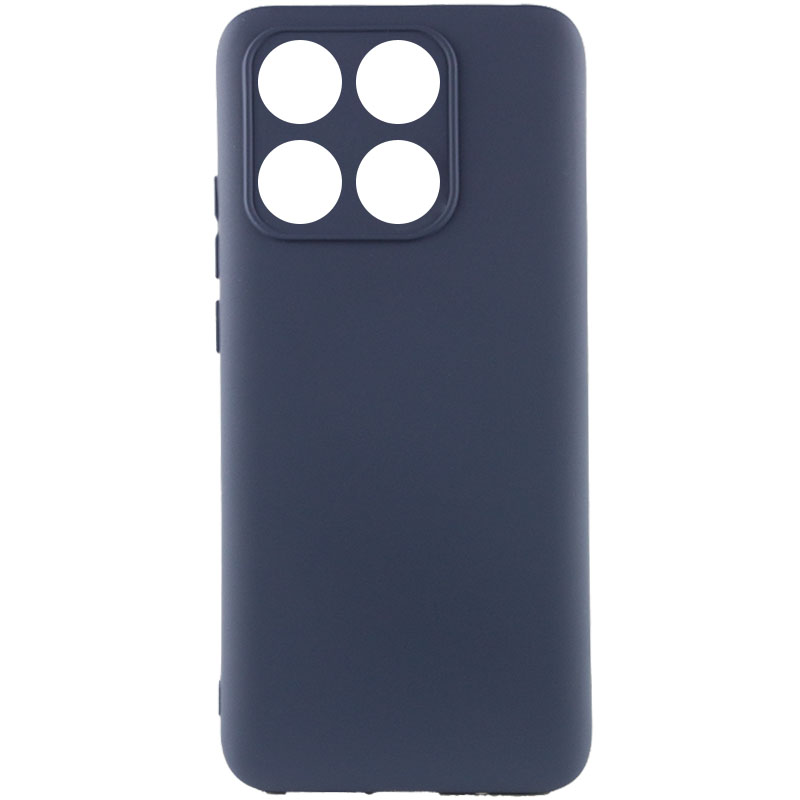 Чехол Silicone Cover Lakshmi Full Camera (AAA) для Xiaomi 14 (Темно-синий / Midnight blue)