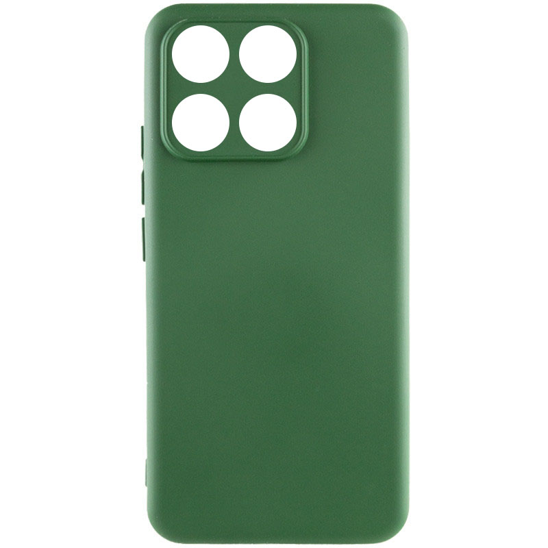 Чехол Silicone Cover Lakshmi Full Camera (AAA) для Xiaomi 14 (Зеленый / Cyprus Green)