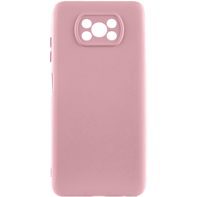 Чохол Silicone Cover Lakshmi Full Camera (AAA) для Xiaomi Poco X3 Pro (Рожевий / Pink Sand)