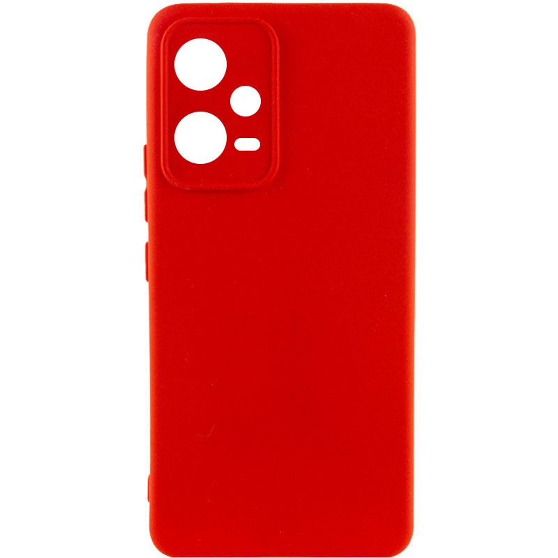 Чехол Silicone Cover Lakshmi Full Camera (AAA) для Xiaomi Poco X5 5G / Redmi Note 12 5G (Красный / Red)
