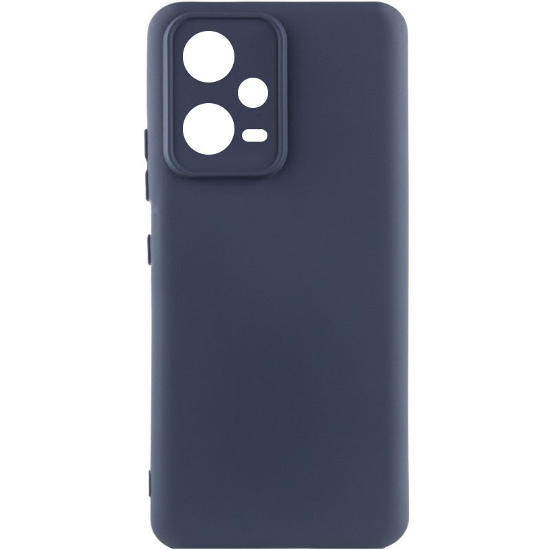 Чохол Silicone Cover Lakshmi Full Camera (AAA) для Xiaomi Redmi Note 12 5G (Темно-синій / Midnight blue)