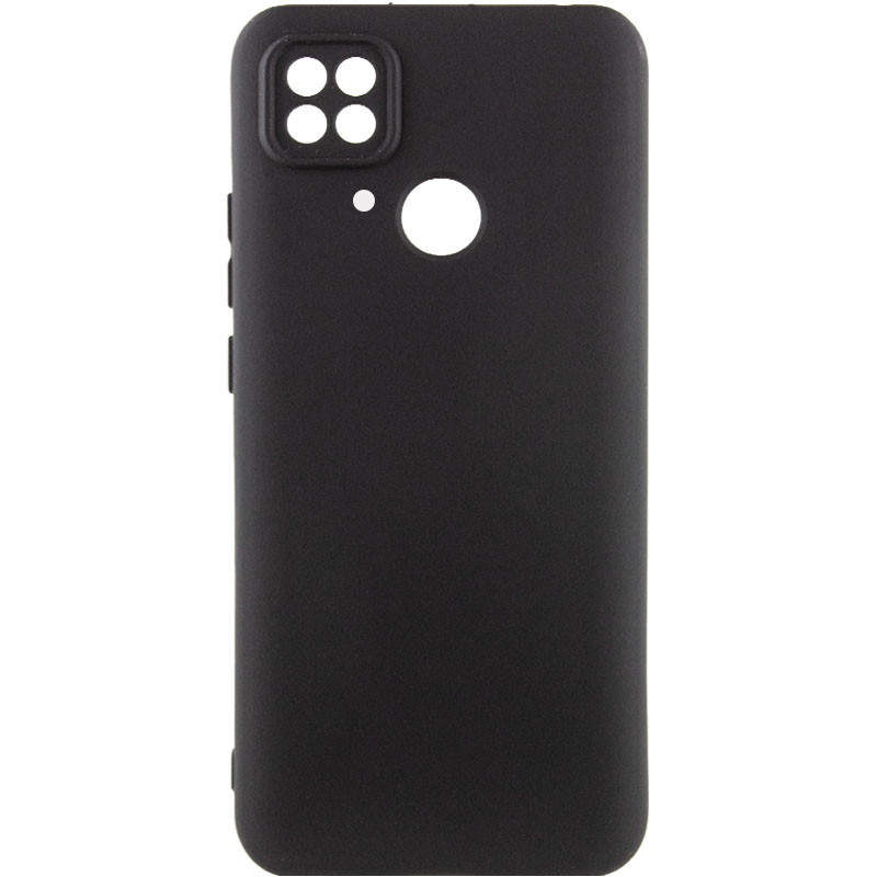 Чехол Silicone Cover Lakshmi Full Camera (AAA) для Xiaomi Redmi 10C (Черный / Black)