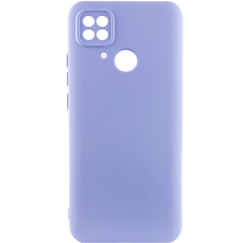 Чохол Silicone Cover Lakshmi Full Camera (AAA) для Xiaomi Redmi 10C (Бузковий / Dasheen)