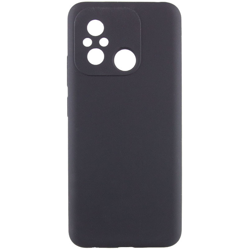 Чехол Silicone Cover Lakshmi Full Camera (AAA) для Xiaomi Redmi 12C (Черный / Black)