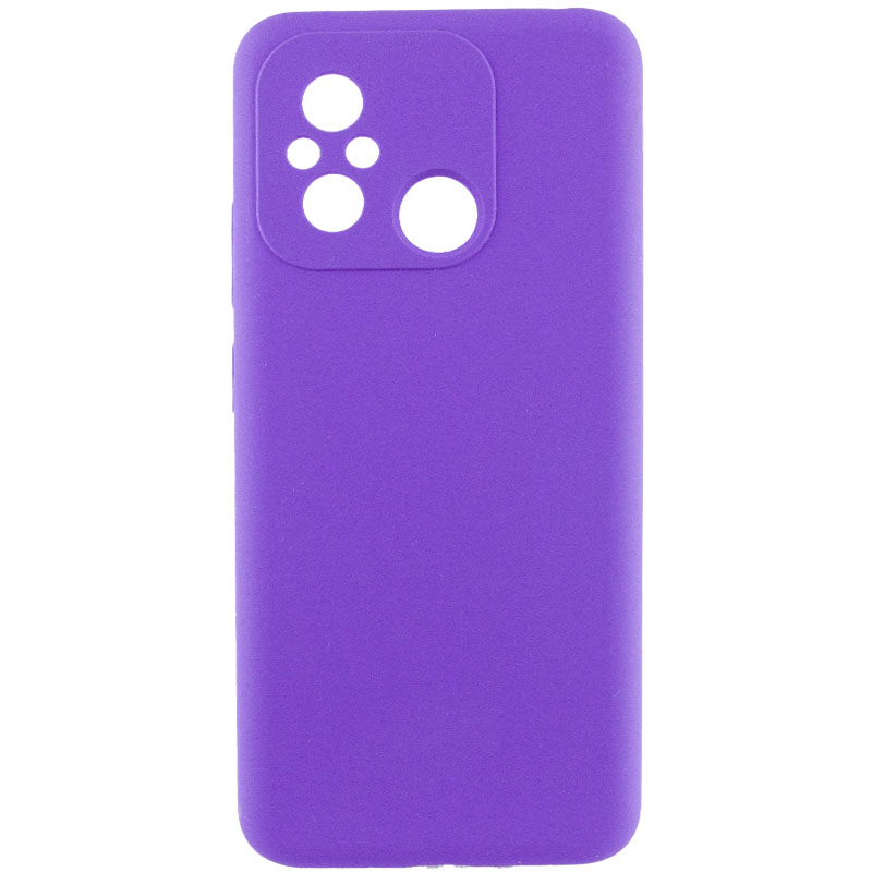 Чехол Silicone Cover Lakshmi Full Camera (AAA) для Xiaomi Redmi 12C (Фиолетовый / Amethyst)
