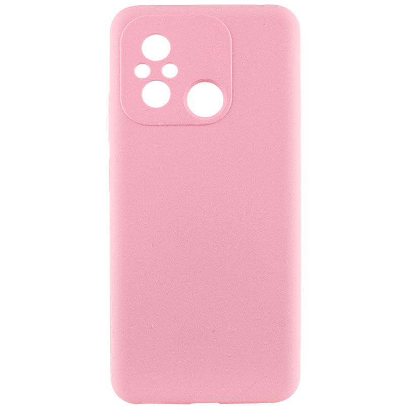 Чехол Silicone Cover Lakshmi Full Camera (AAA) для Xiaomi Redmi 12C (Розовый / Light pink)