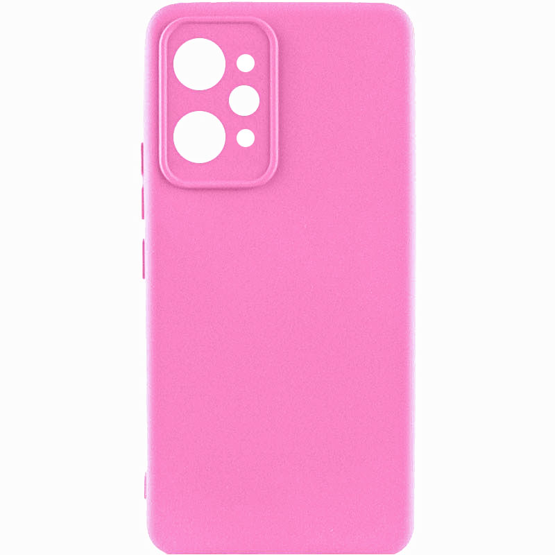 Чохол Silicone Cover Lakshmi Full Camera (AAA) для Xiaomi Redmi 12 (Рожевий / Light pink)