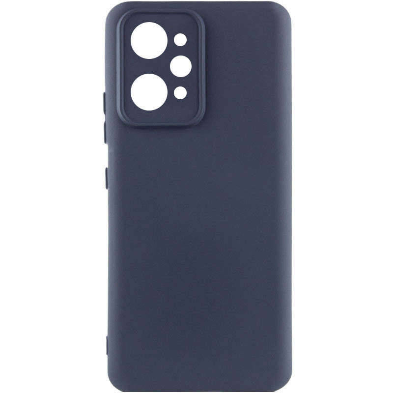 Чехол Silicone Cover Lakshmi Full Camera (AAA) для Xiaomi Redmi 12 (Темно-синий / Midnight blue)
