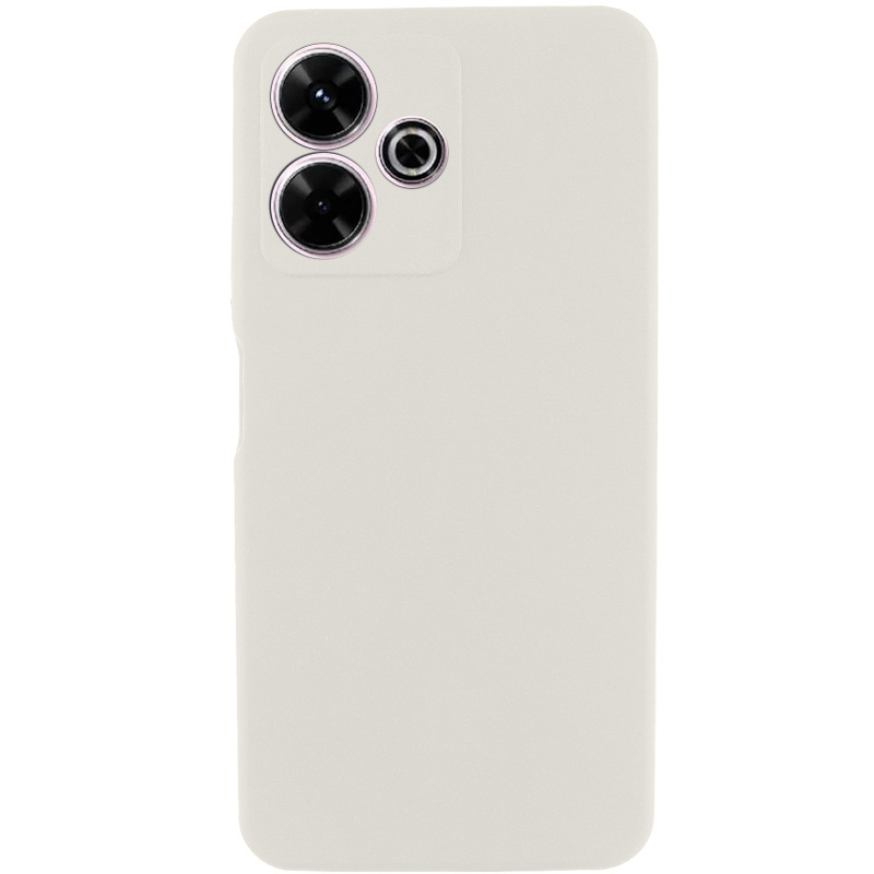 Чохол Silicone Cover Lakshmi Full Camera (AAA) для Xiaomi Redmi 13 4G / Poco M6 4G (Білий / White)