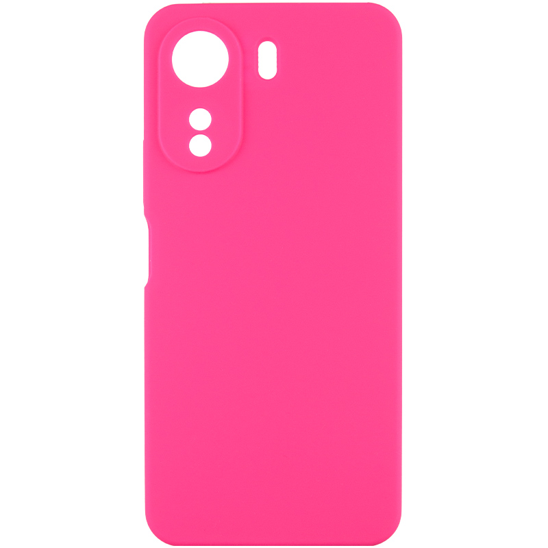 Чехол Silicone Cover Lakshmi Full Camera (AAA) для Xiaomi Redmi 13C / Poco C65 (Розовый / Barbie pink)