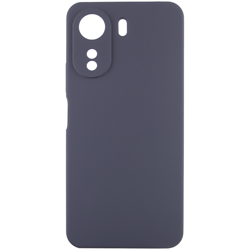 Чехол Silicone Cover Lakshmi Full Camera (AAA) для Xiaomi Redmi 13C / Poco C65 (Серый / Dark Gray)
