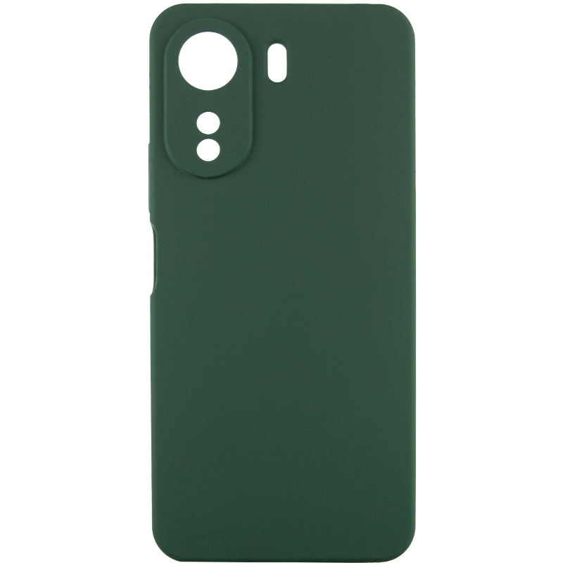 Чехол Silicone Cover Lakshmi Full Camera (AAA) для Xiaomi Redmi 13C / Poco C65 (Зеленый / Cyprus Green)