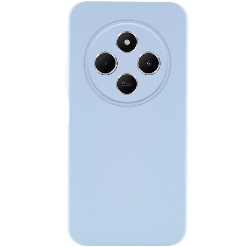 Чохол Silicone Cover Lakshmi Full Camera (AAA) для Xiaomi Redmi 14C (Блакитний / Sweet Blue)