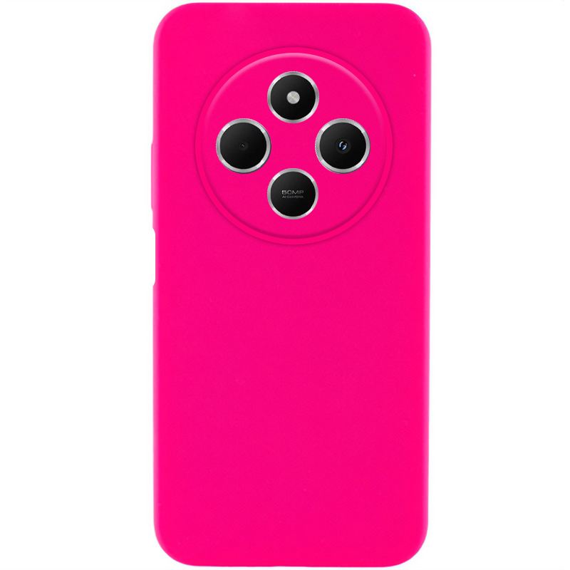 Чохол Silicone Cover Lakshmi Full Camera (AAA) для Xiaomi Redmi 14C (Рожевий / Barbie pink)