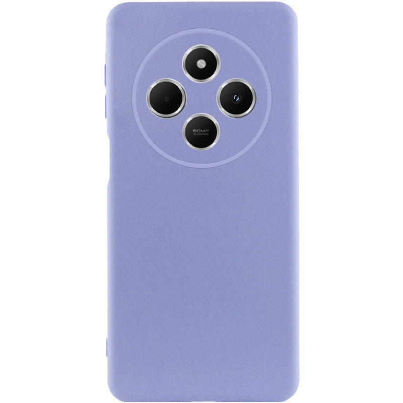 Чохол Silicone Cover Lakshmi Full Camera (AAA) для Xiaomi Redmi 14C (Бузковий / Dasheen)