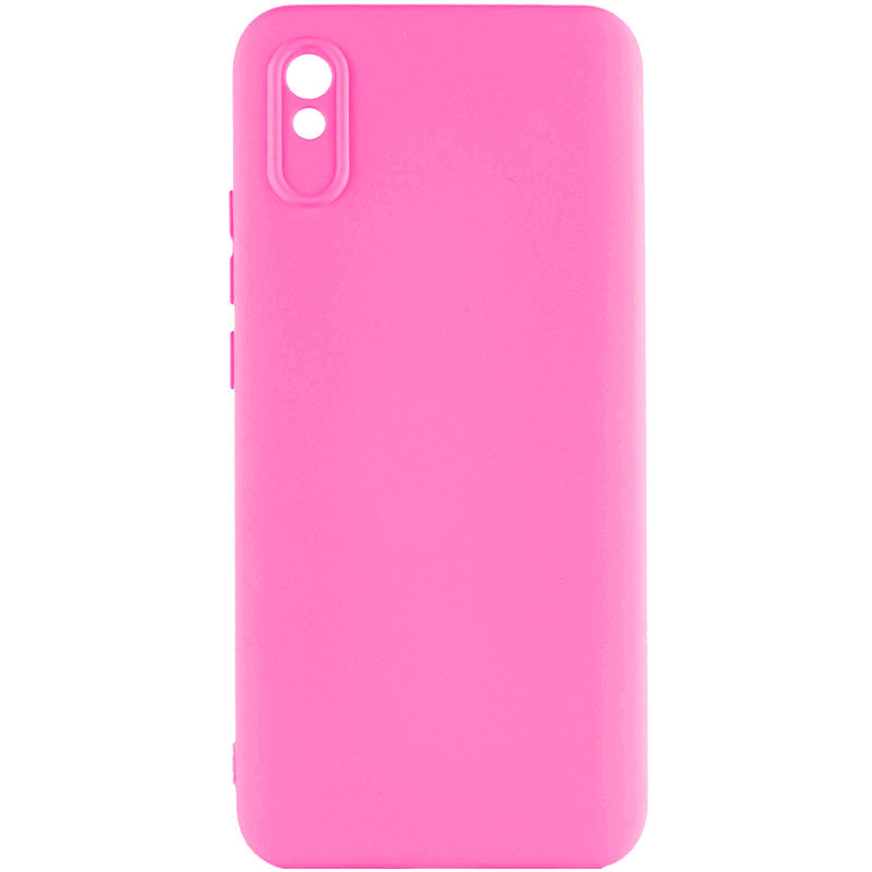 Чехол Silicone Cover Lakshmi Full Camera (AAA) для Xiaomi Redmi 9A (Розовый / Barbie pink)