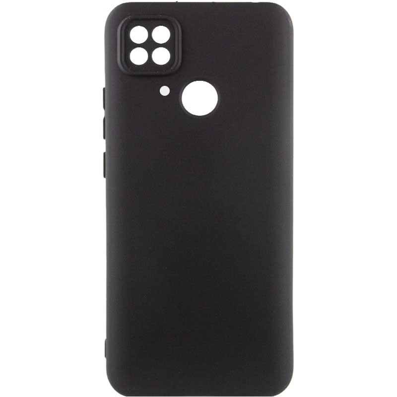 Чохол Silicone Cover Lakshmi Full Camera (AAA) для Xiaomi Redmi 9C (Чорний / Black)