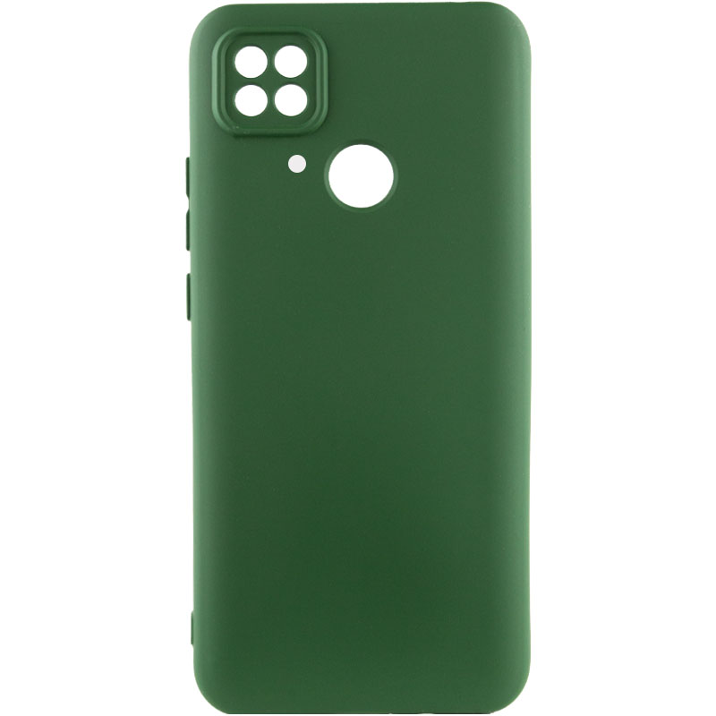 Чохол Silicone Cover Lakshmi Full Camera (AAA) для Xiaomi Redmi 9C (Зелений / Cyprus Green)