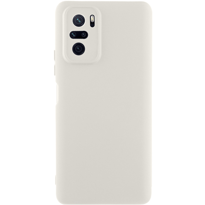 Чохол Silicone Cover Lakshmi Full Camera (AAA) для Xiaomi Redmi Note 10 (Білий / White)