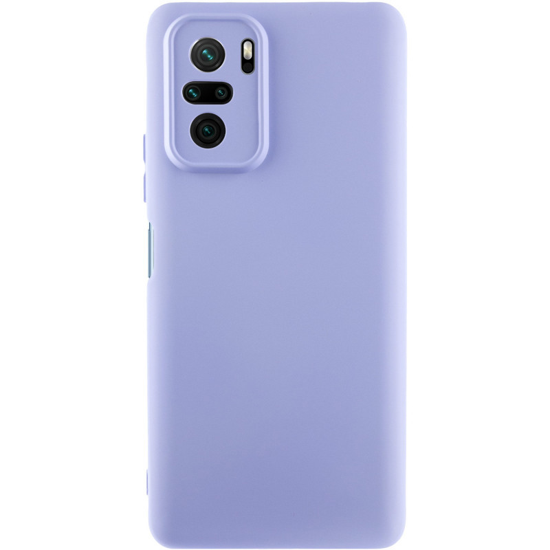 Чехол Silicone Cover Lakshmi Full Camera (AAA) для Xiaomi Redmi Note 10 / Note 10s / Poco M5s (Сиреневый / Dasheen)