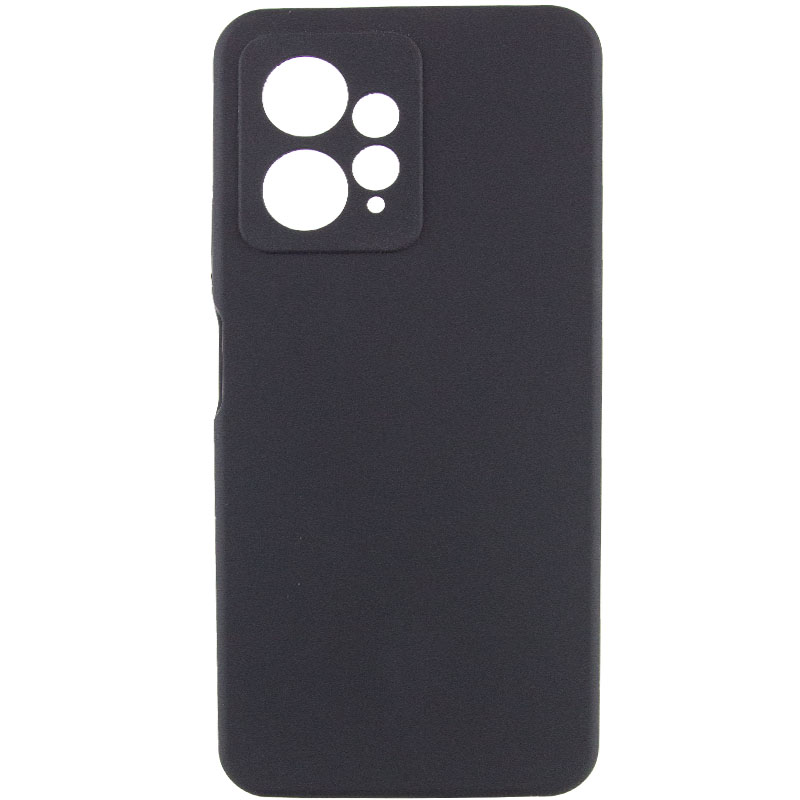 Чохол Silicone Cover Lakshmi Full Camera (AAA) для Xiaomi Redmi Note 11 (Global) (Чорний / Black)