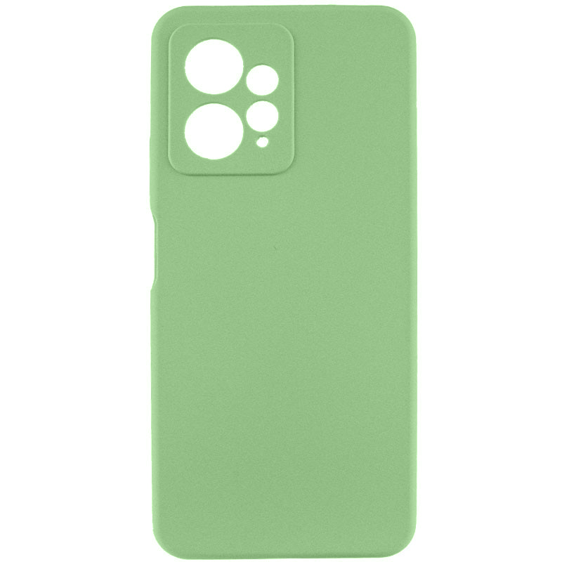 Чохол Silicone Cover Lakshmi Full Camera (AAA) для Xiaomi Redmi Note 11 (Global) (М'ятний / Mint)