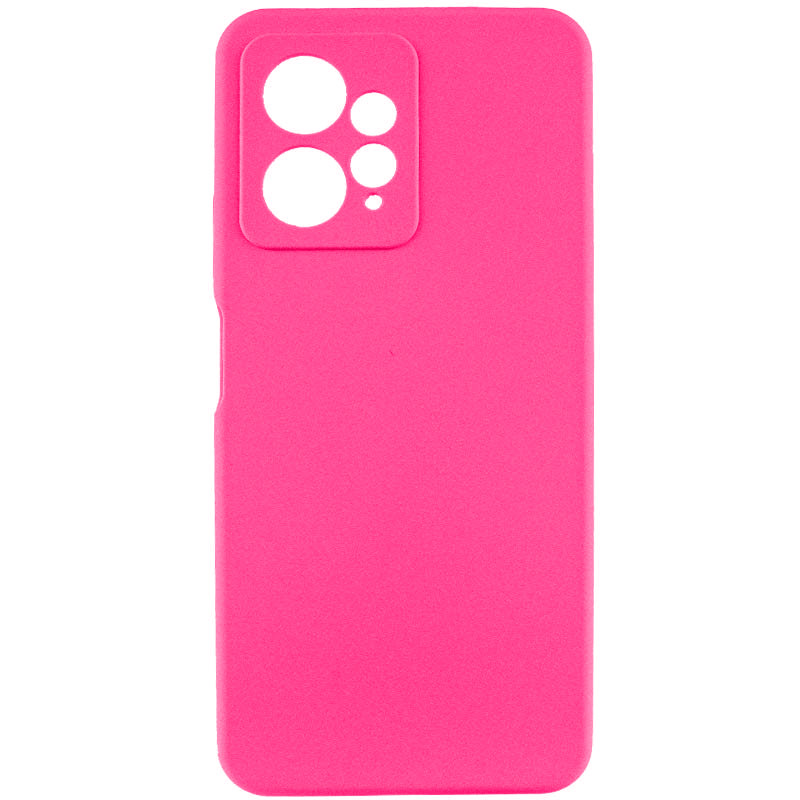 Чохол Silicone Cover Lakshmi Full Camera (AAA) для Xiaomi Redmi Note 11 (Global) (Рожевий / Barbie pink)