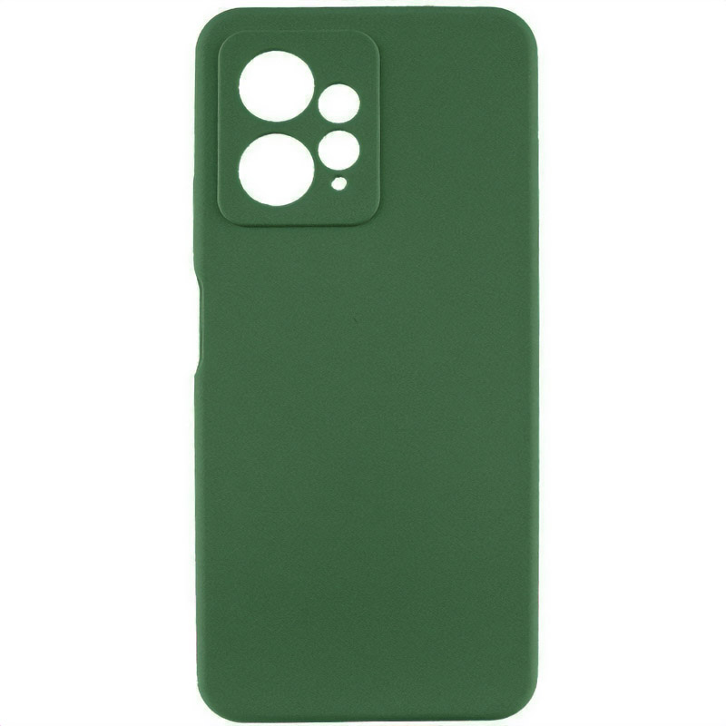Чохол Silicone Cover Lakshmi Full Camera (AAA) для Xiaomi Redmi Note 11 (Global) (Зелений / Cyprus Green)