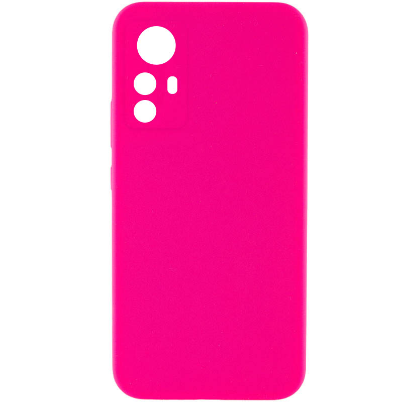 Чехол Silicone Cover Lakshmi Full Camera (AAA) для Xiaomi Redmi Note 12S (Розовый / Barbie pink)