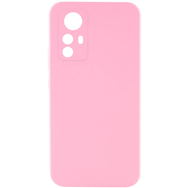 Чехол Silicone Cover Lakshmi Full Camera (AAA) для Xiaomi Redmi Note 12S (Розовый / Light pink)