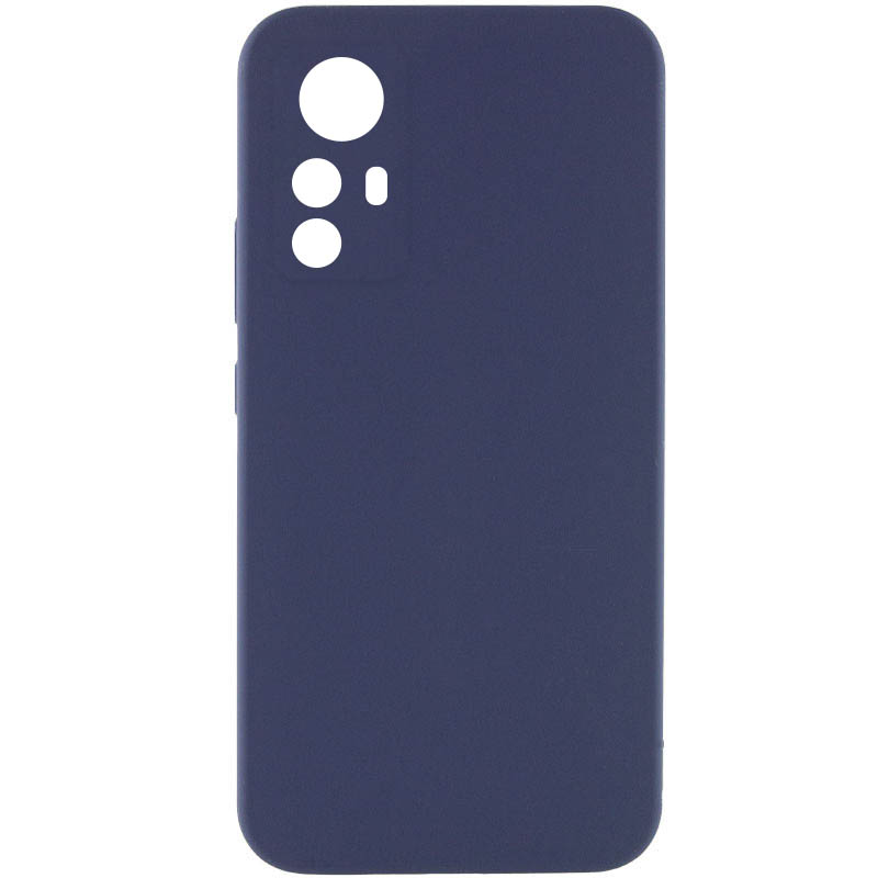 Чехол Silicone Cover Lakshmi Full Camera (AAA) для Xiaomi Redmi Note 12S (Темно-синий / Midnight blue)