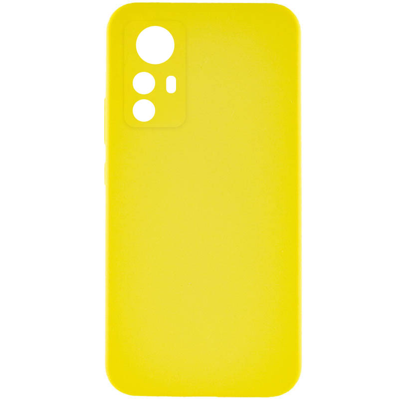 Чехол Silicone Cover Lakshmi Full Camera (AAA) для Xiaomi Redmi Note 12S (Желтый / Yellow)