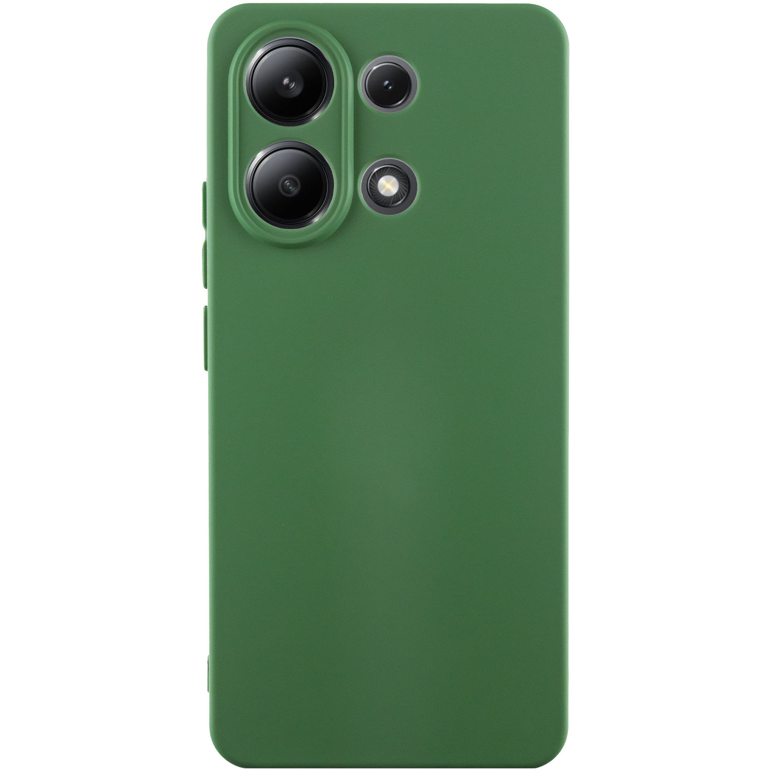 Чехол Silicone Cover Lakshmi Full Camera (AAA) для Xiaomi Redmi Note 13 5G (Зеленый / Cyprus Green)