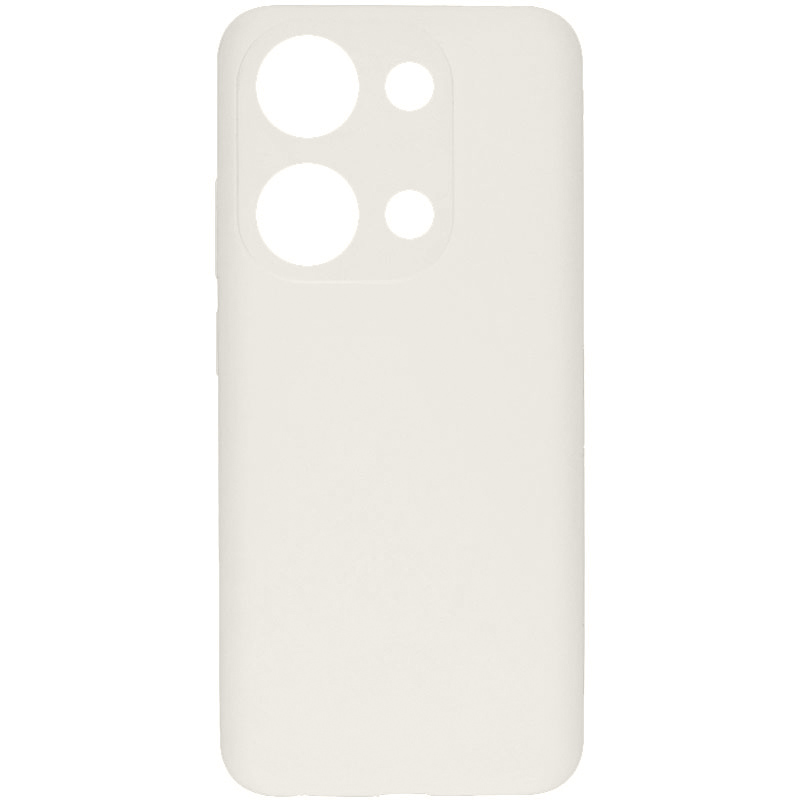 Чехол Silicone Cover Lakshmi Full Camera (AAA) для Xiaomi Redmi Note 13 Pro 4G / Poco M6 Pro 4G (Белый / White)