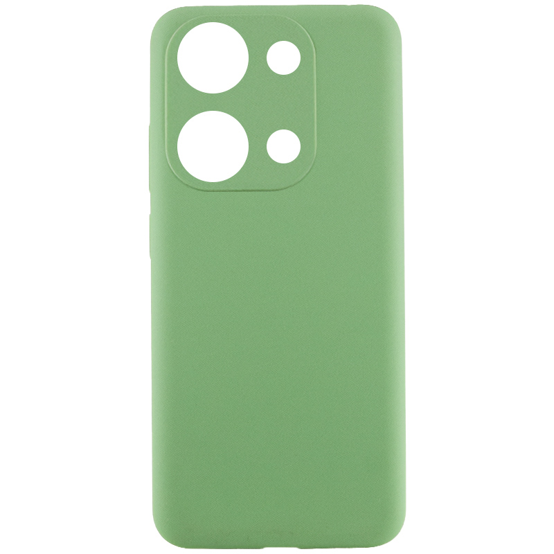 Чехол Silicone Cover Lakshmi Full Camera (AAA) для Xiaomi Redmi Note 13 Pro 4G / Poco M6 Pro 4G (Мятный / Mint)