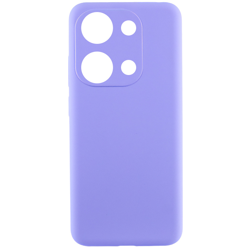 Чохол Silicone Cover Lakshmi Full Camera (AAA) для Xiaomi Redmi Note 13 Pro 4G (Бузковий / Dasheen)