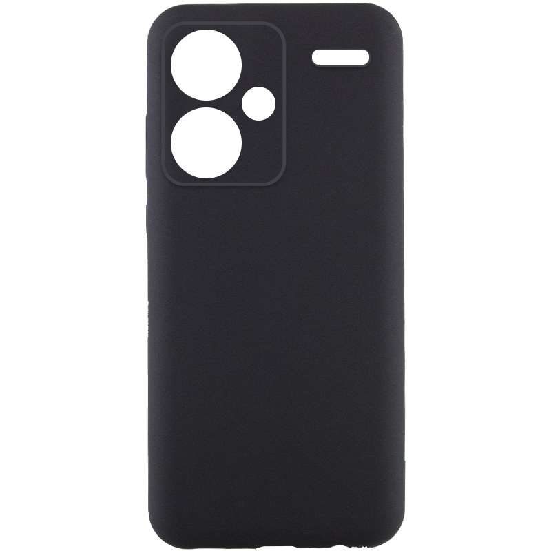 Чохол Silicone Cover Lakshmi Full Camera (AAA) для Xiaomi Redmi Note 13 Pro+ (Чорний / Black)