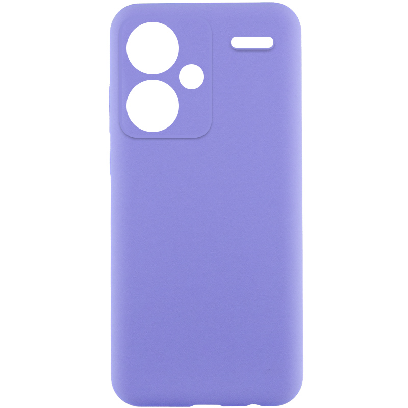 Чохол Silicone Cover Lakshmi Full Camera (AAA) для Xiaomi Redmi Note 13 Pro+ (Бузковий / Dasheen)