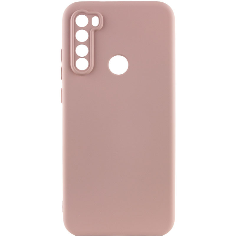 Чехол Silicone Cover Lakshmi Full Camera (AAA) для Xiaomi Redmi Note 8 Pro (Розовый / Pink Sand)