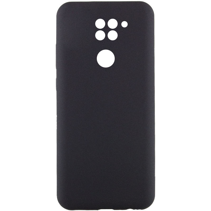 Чехол Silicone Cover Lakshmi Full Camera (AAA) для Xiaomi Redmi 10X (Черный / Black)