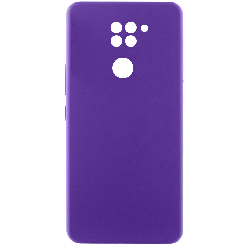 Чохол Silicone Cover Lakshmi Full Camera (AAA) для Xiaomi Redmi 10X (Фіолетовий / Amethyst)