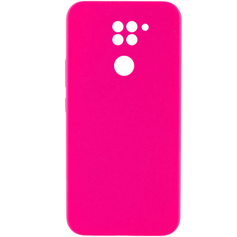 Чохол Silicone Cover Lakshmi Full Camera (AAA) для Xiaomi Redmi 10X (Рожевий / Barbie pink)